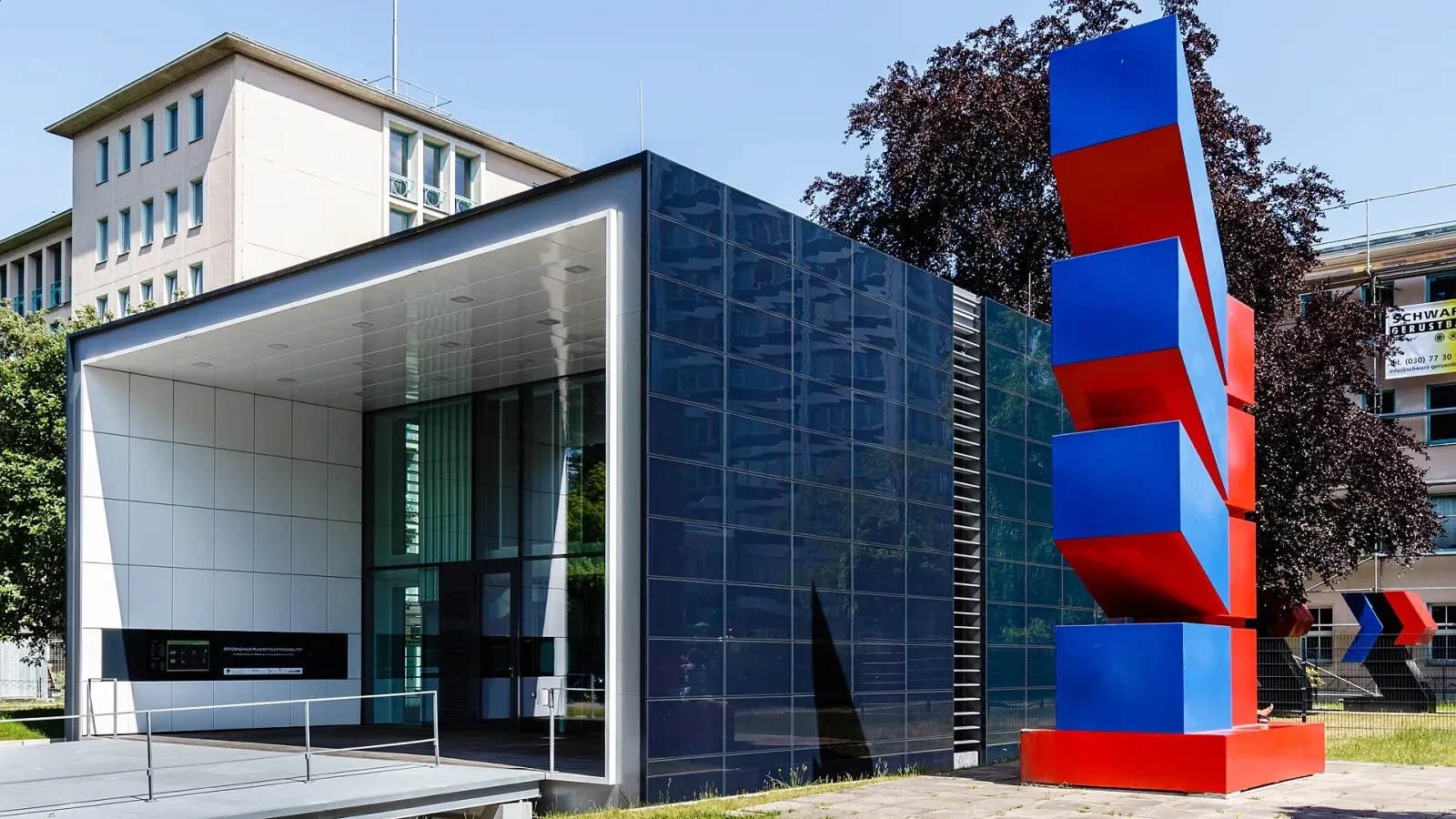 Neu gebautes Effizienzhaus, zweite Ansicht
